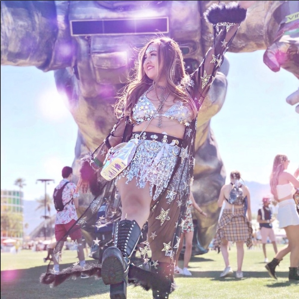😍🌟 STAR MESH FESTIVAL KIMONO 🌟😍